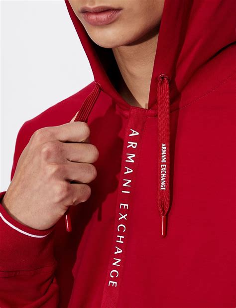 armani exchange hoodie mens